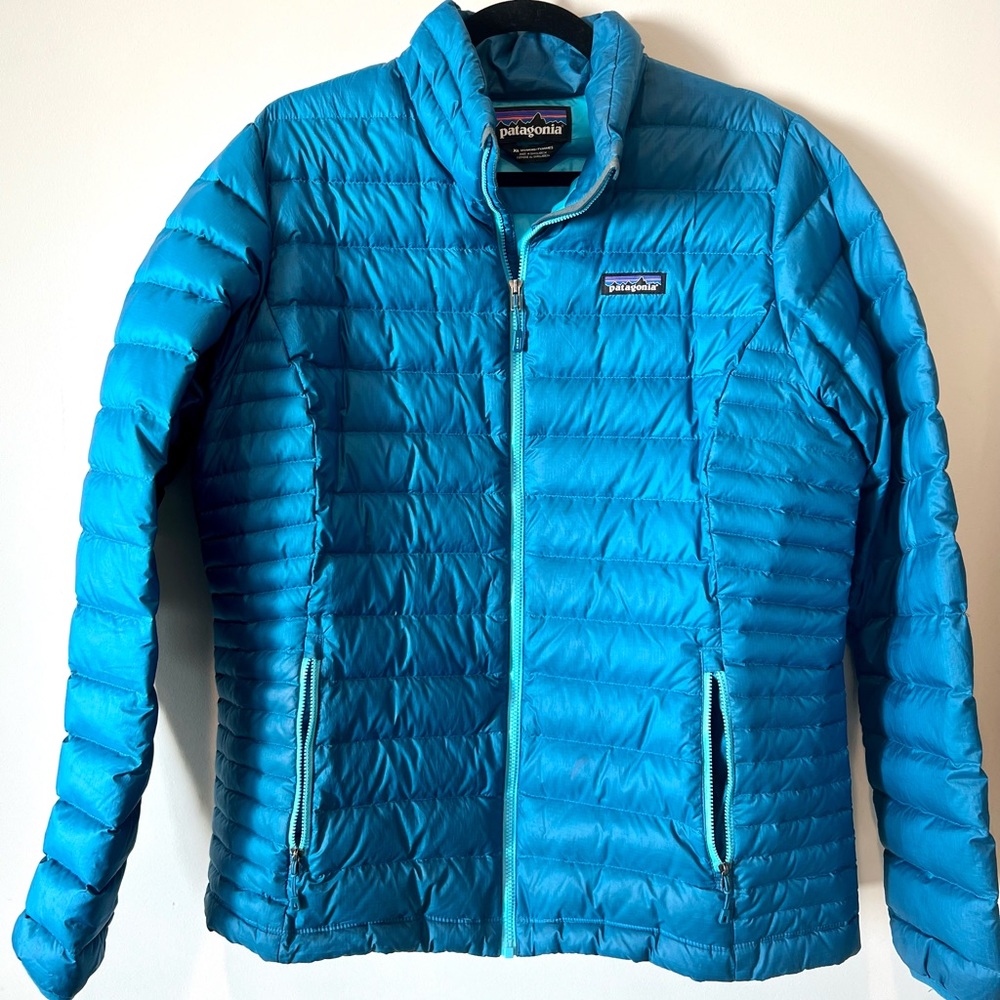 Patagonia Down Sweater Jacket Size XL Women’s - Blue